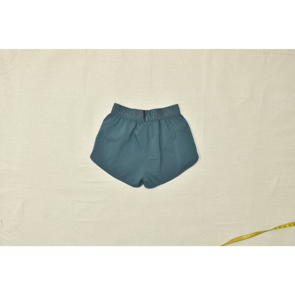 Gymshark Shorts Women's Blue Running Logo Woven Gym Size S Athletic Polyester - Picture 8 of 8